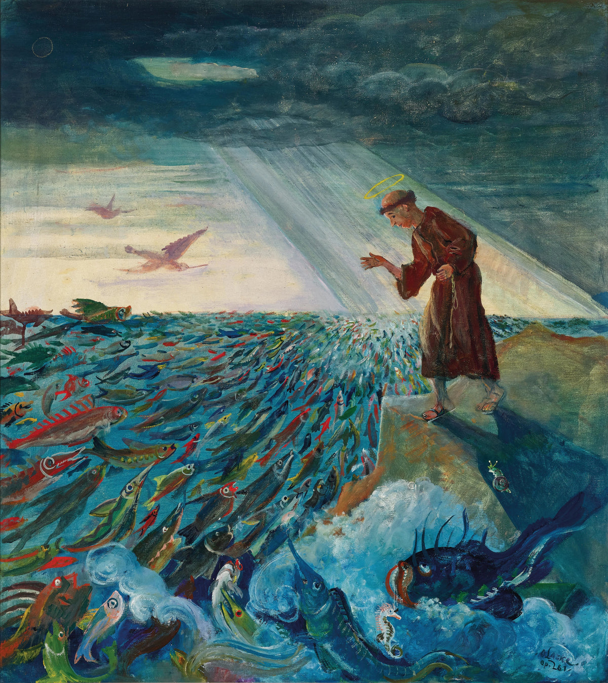 Oskar Laske - Fischpredigt (1951)