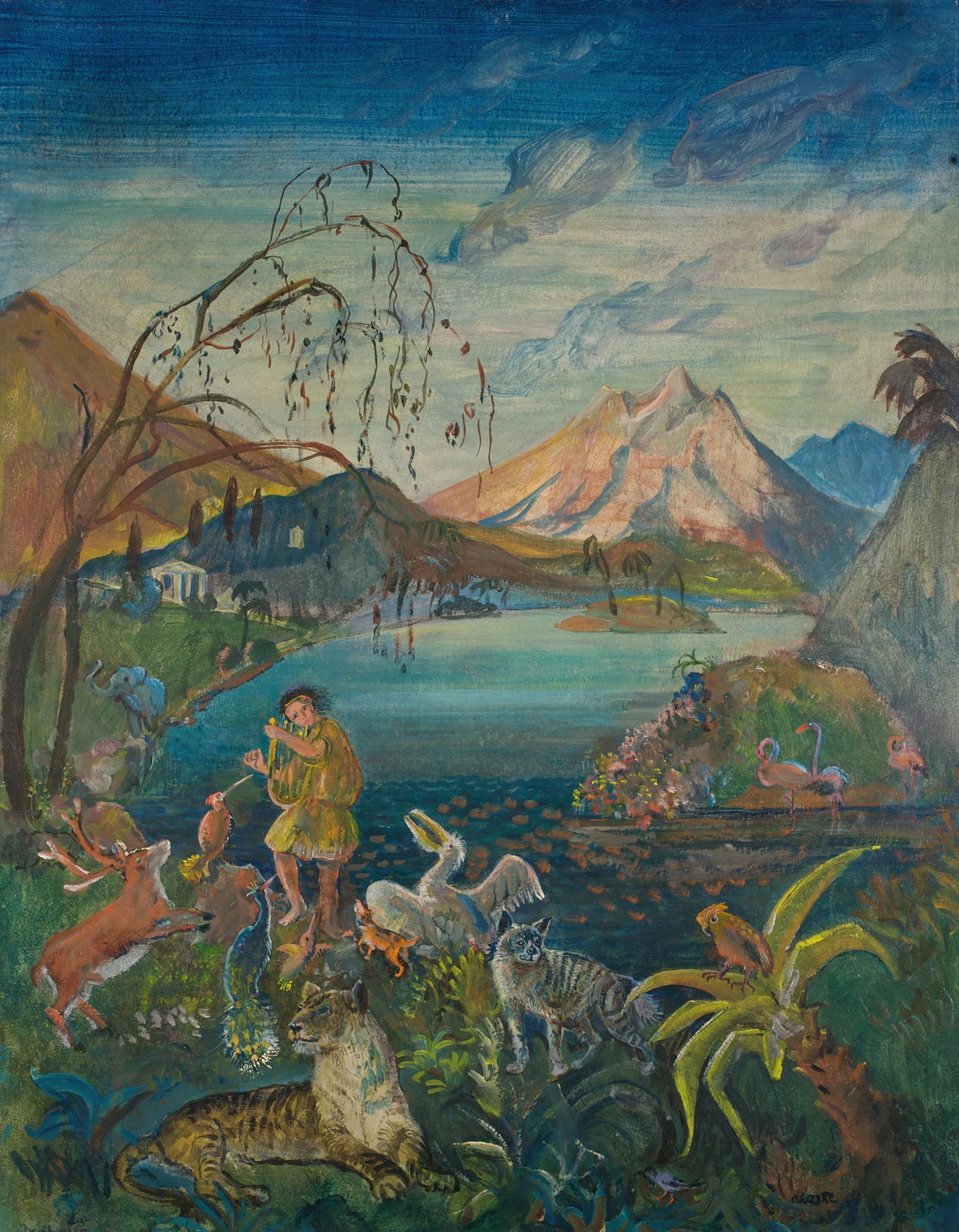 Oskar Laske - Orpheus unter den Tieren (1926)