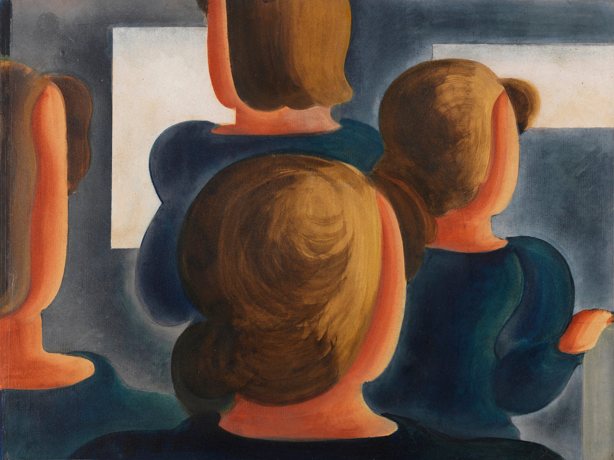 Oskar Schlemmer - Vierergruppe mit Grau (1930)