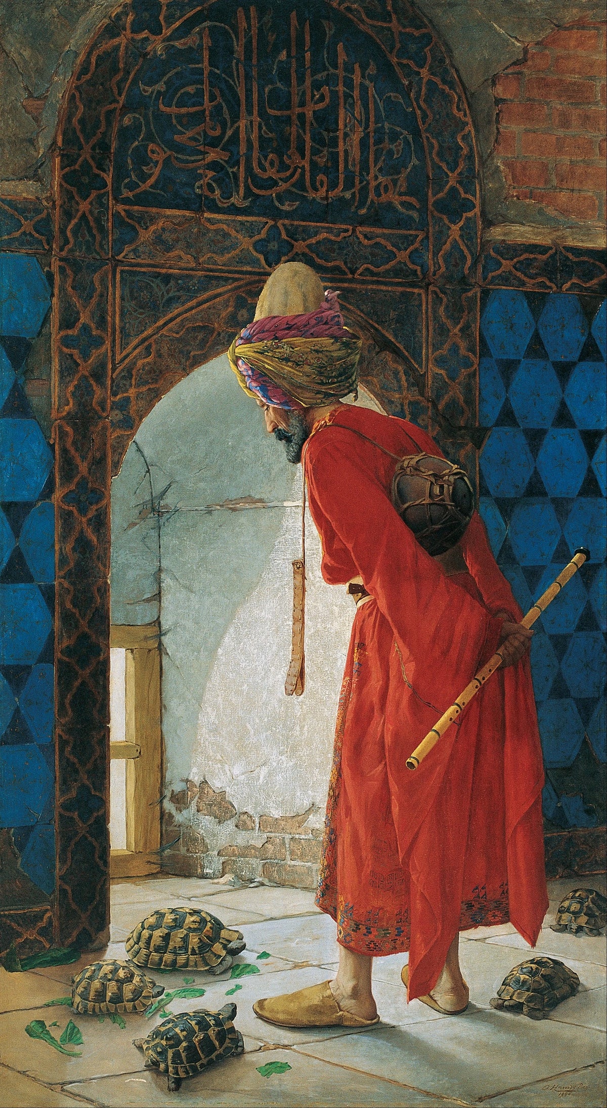 Osman Hamdi Bey - Kaplumbağa Terbiyecisi (1906)