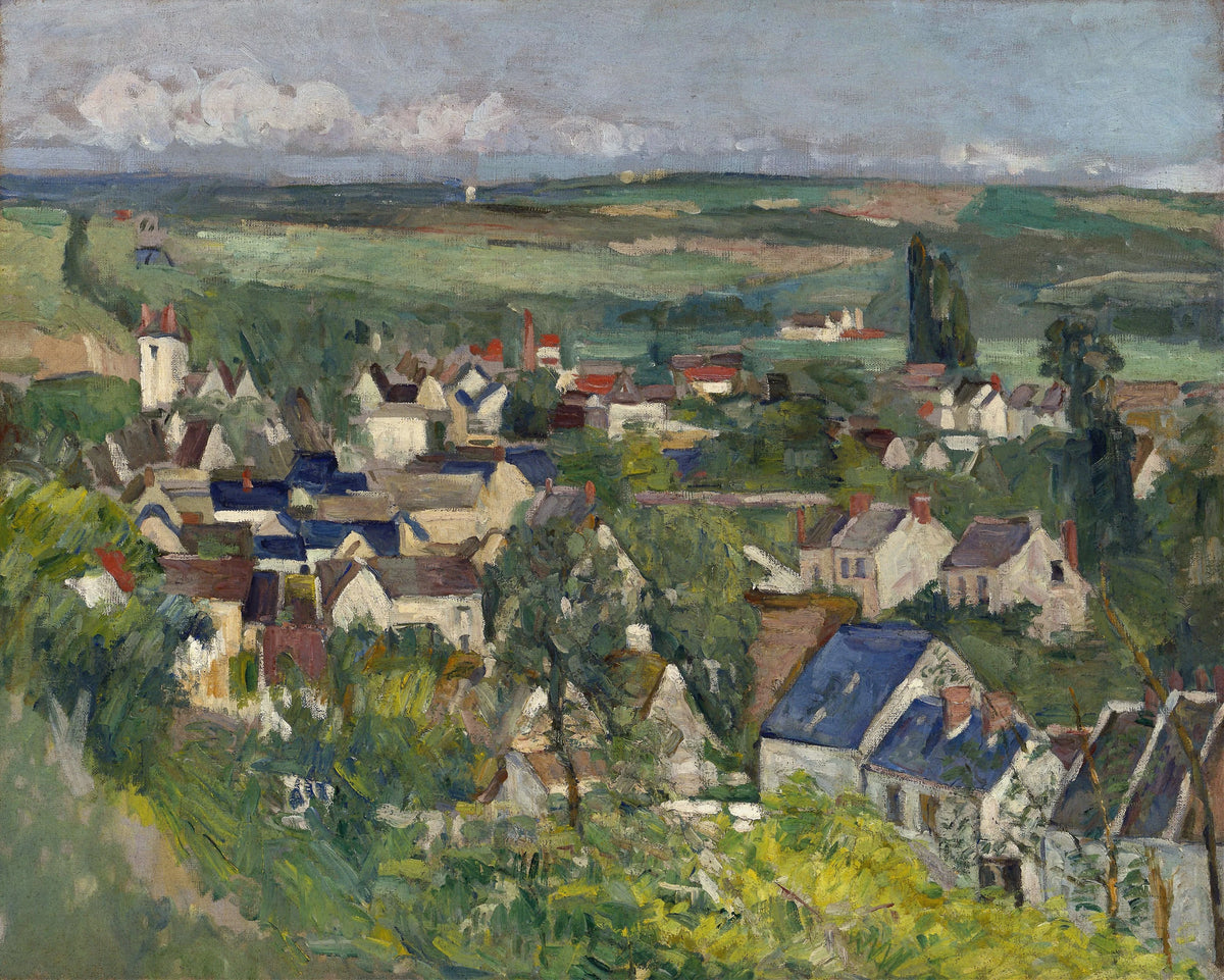 Paul Cezanne - Auvers, Panoramic View (1873)