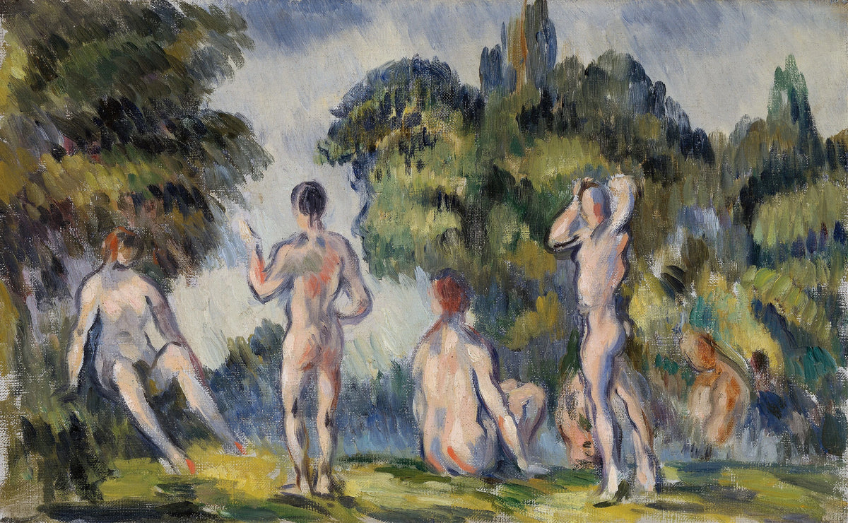 Paul Cezanne - Bathers (1890)