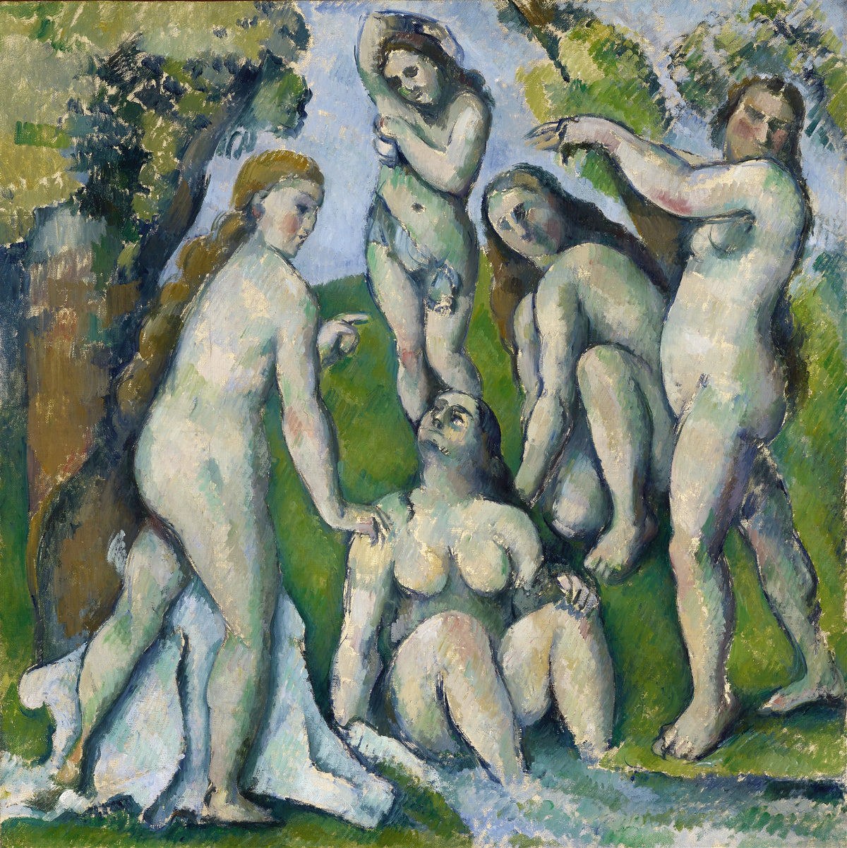 Paul Cézanne - Five Bathers (1885-1887)
