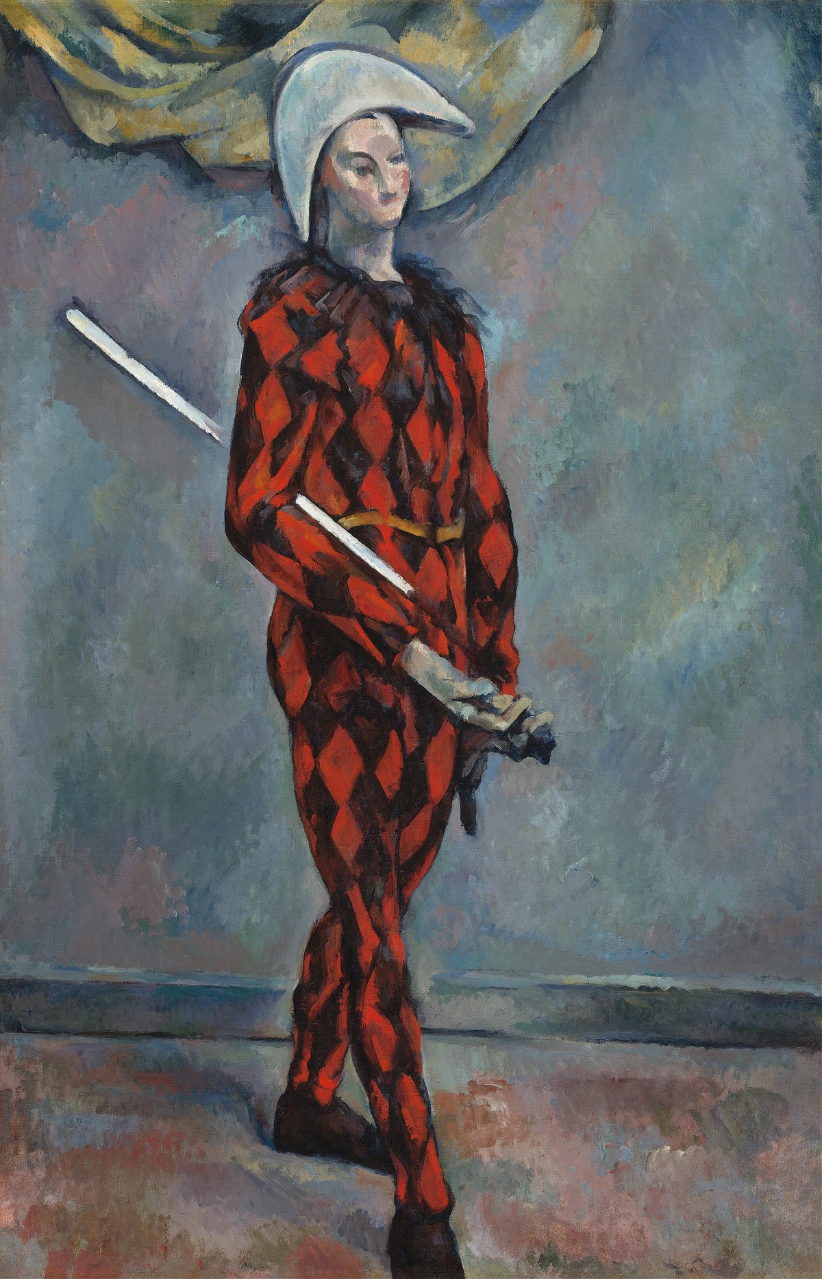 Paul Cezanne - Harlequin (1888-1890)