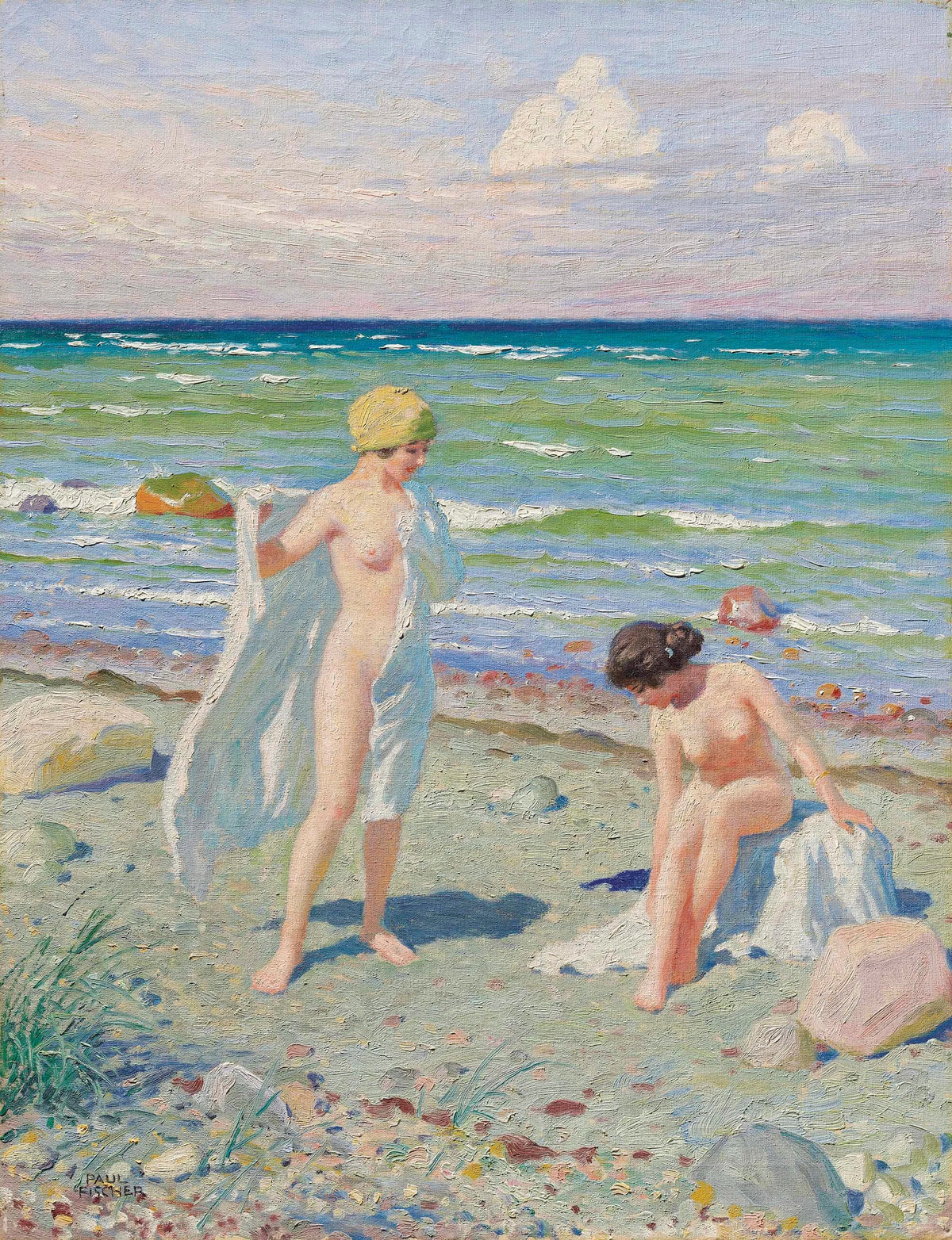 Paul Fischer - After the swim