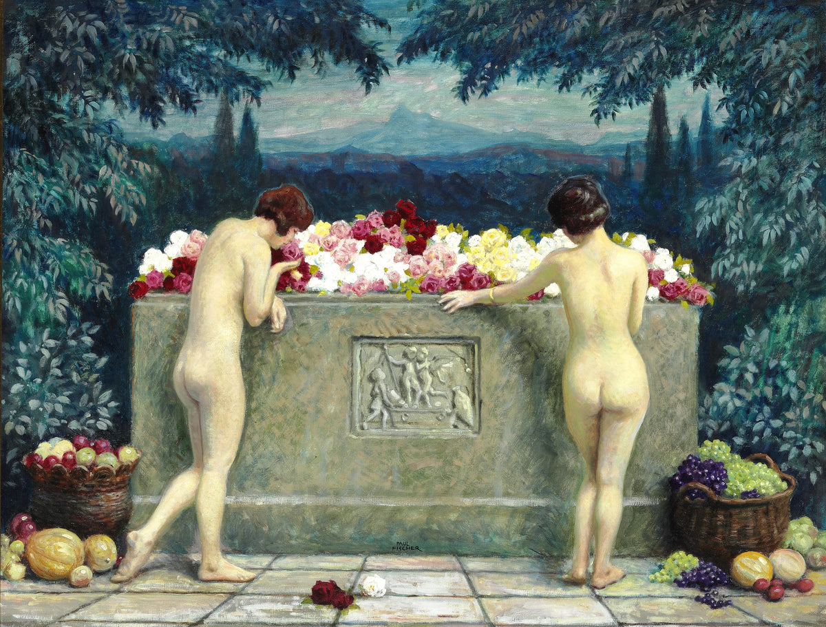 Paul Fischer - Ved Sarkophagen (1929)