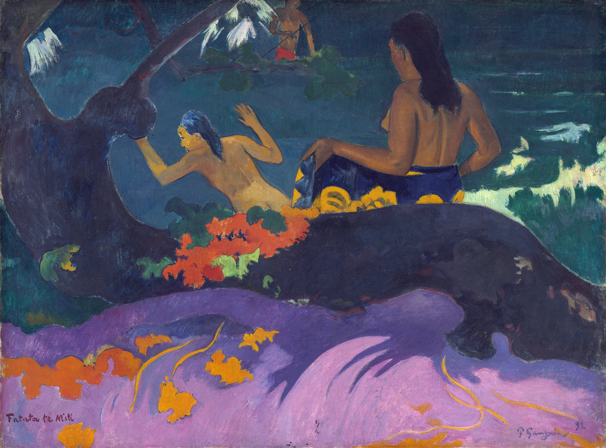 Paul Gauguin - Fatata te Miti (By the Sea) (1892)