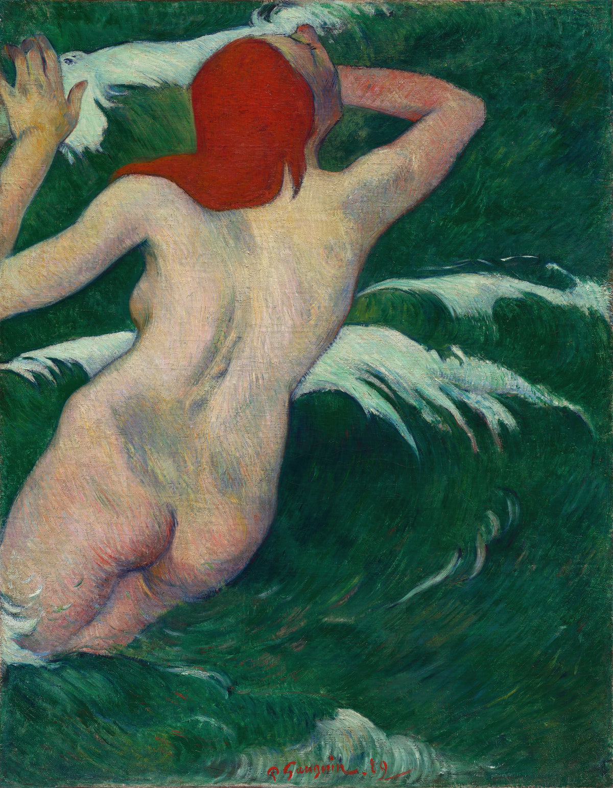 Paul Gauguin - In the Waves (Dans les Vagues) (1889)