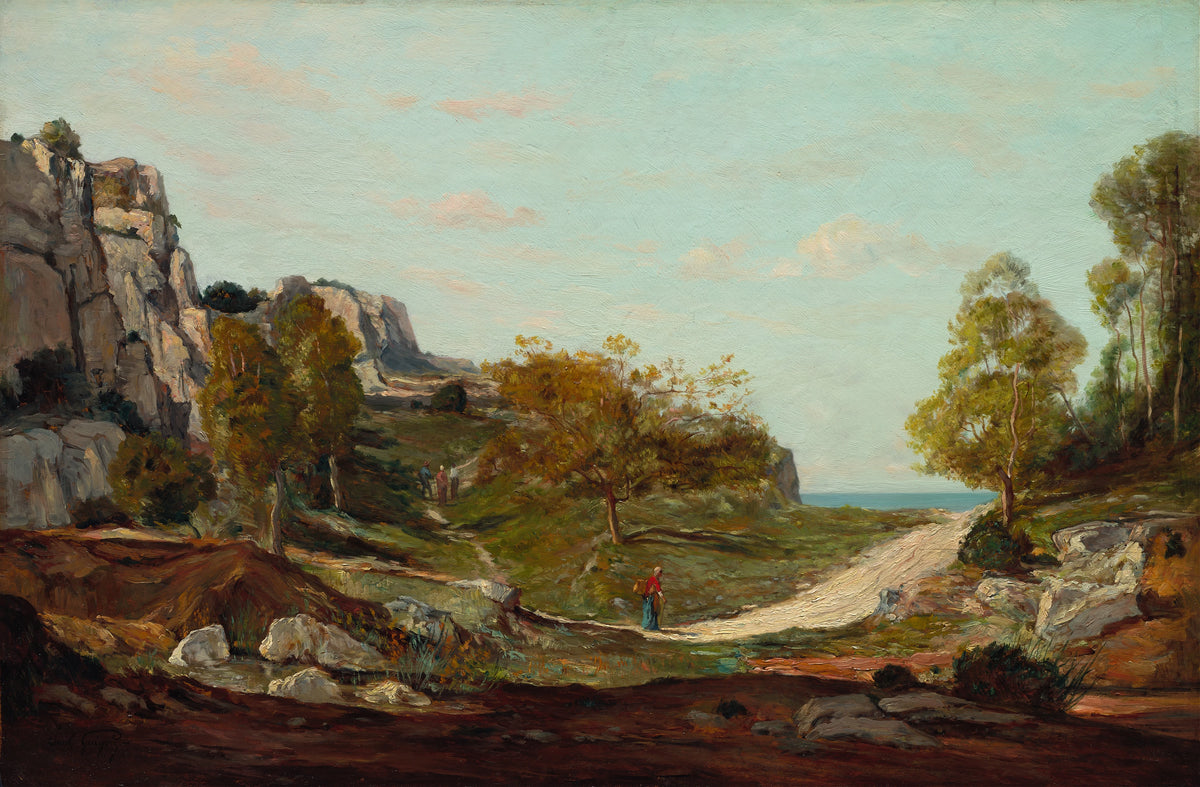 Paul Gauguin - Landscape at Saint-André, Near Marseilles (circa 1865)