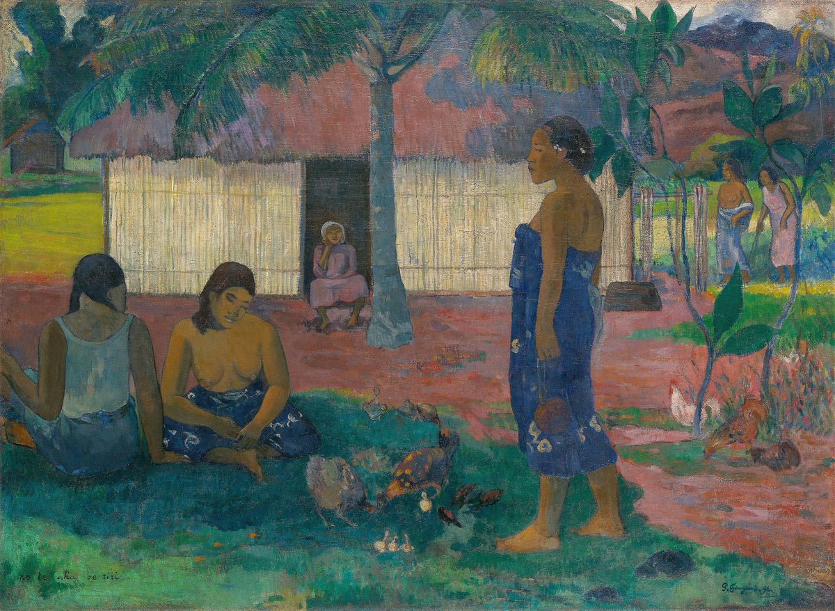 Paul Gauguin - No te aha oe riri (Why Are You Angry) (1896)