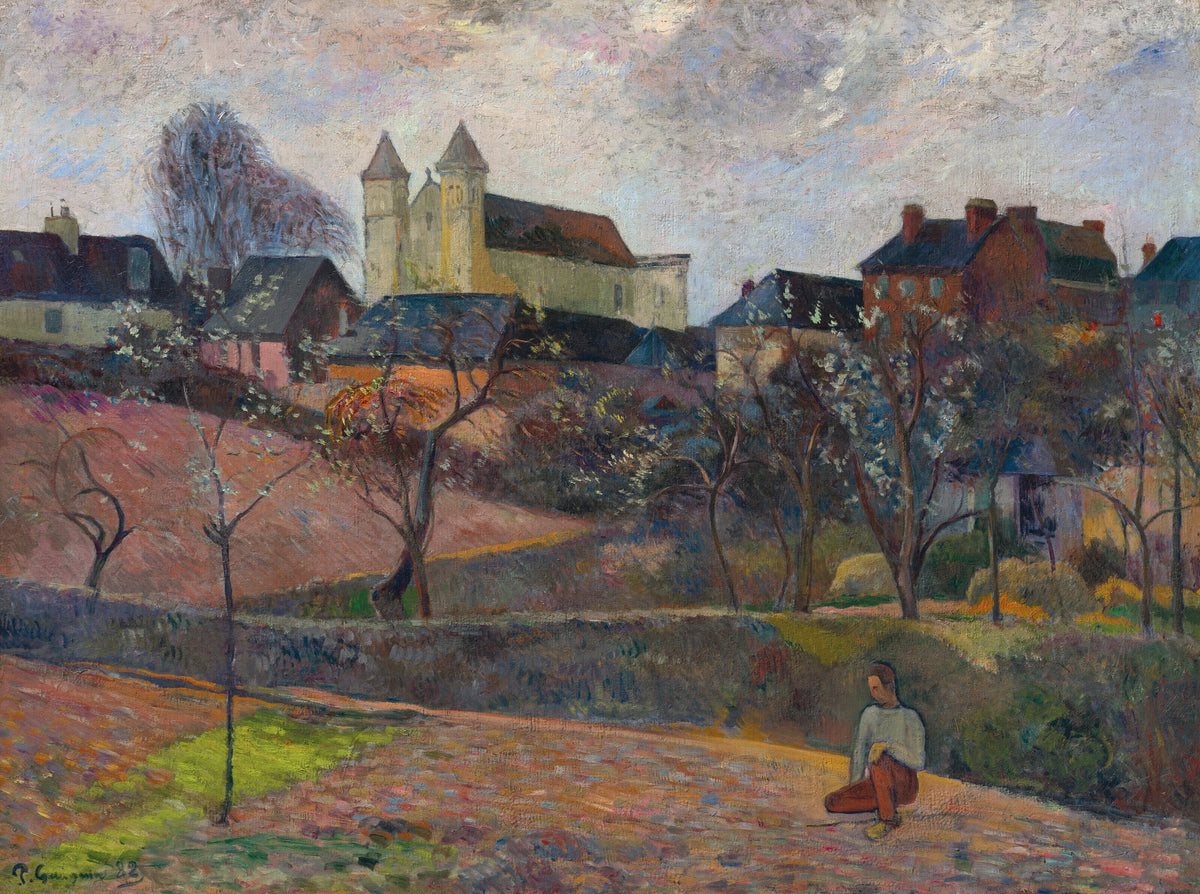 Paul Gauguin - Vue de Rouen (1884)