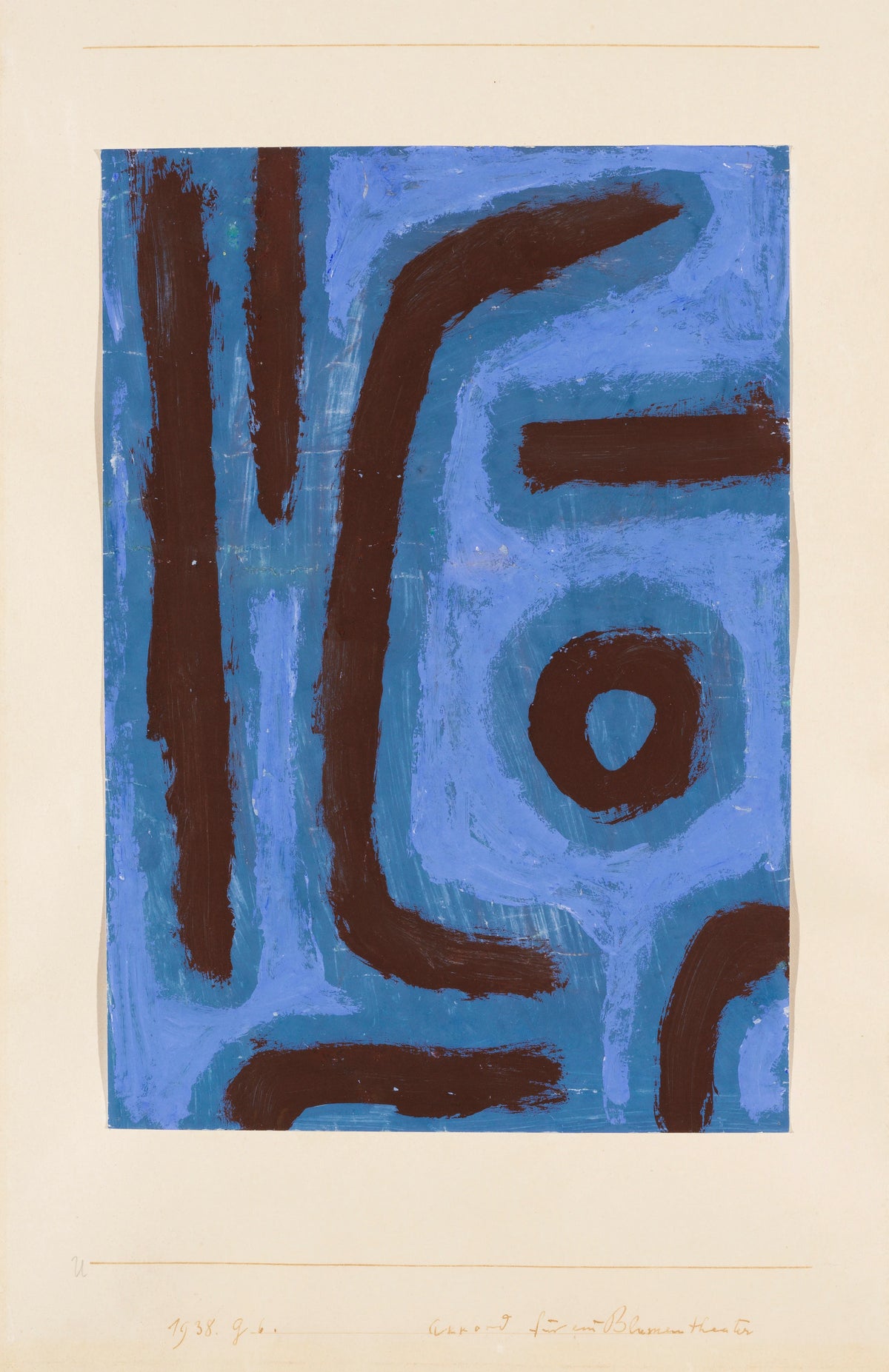 Paul Klee - Akkord für ein Blumentheater (1938)