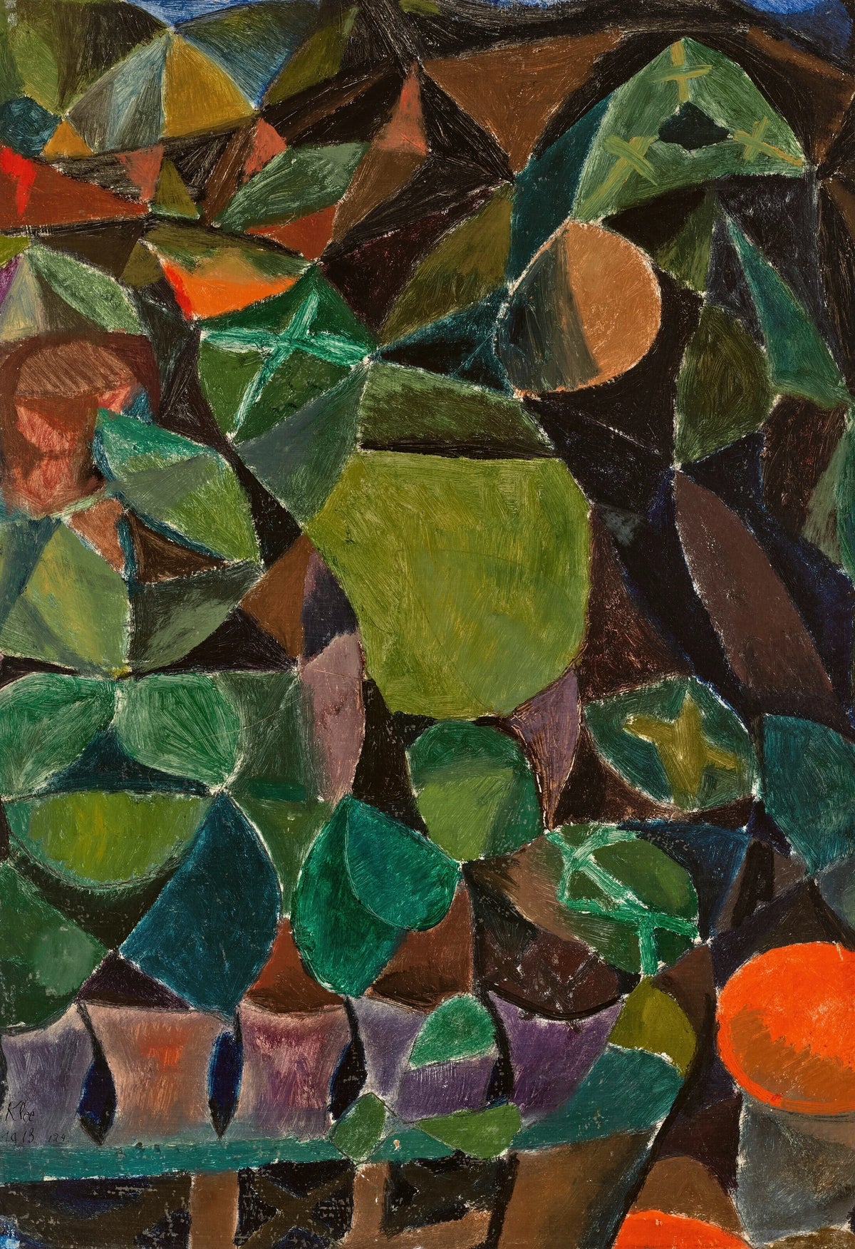 Paul Klee - Blumensteg (1913)
