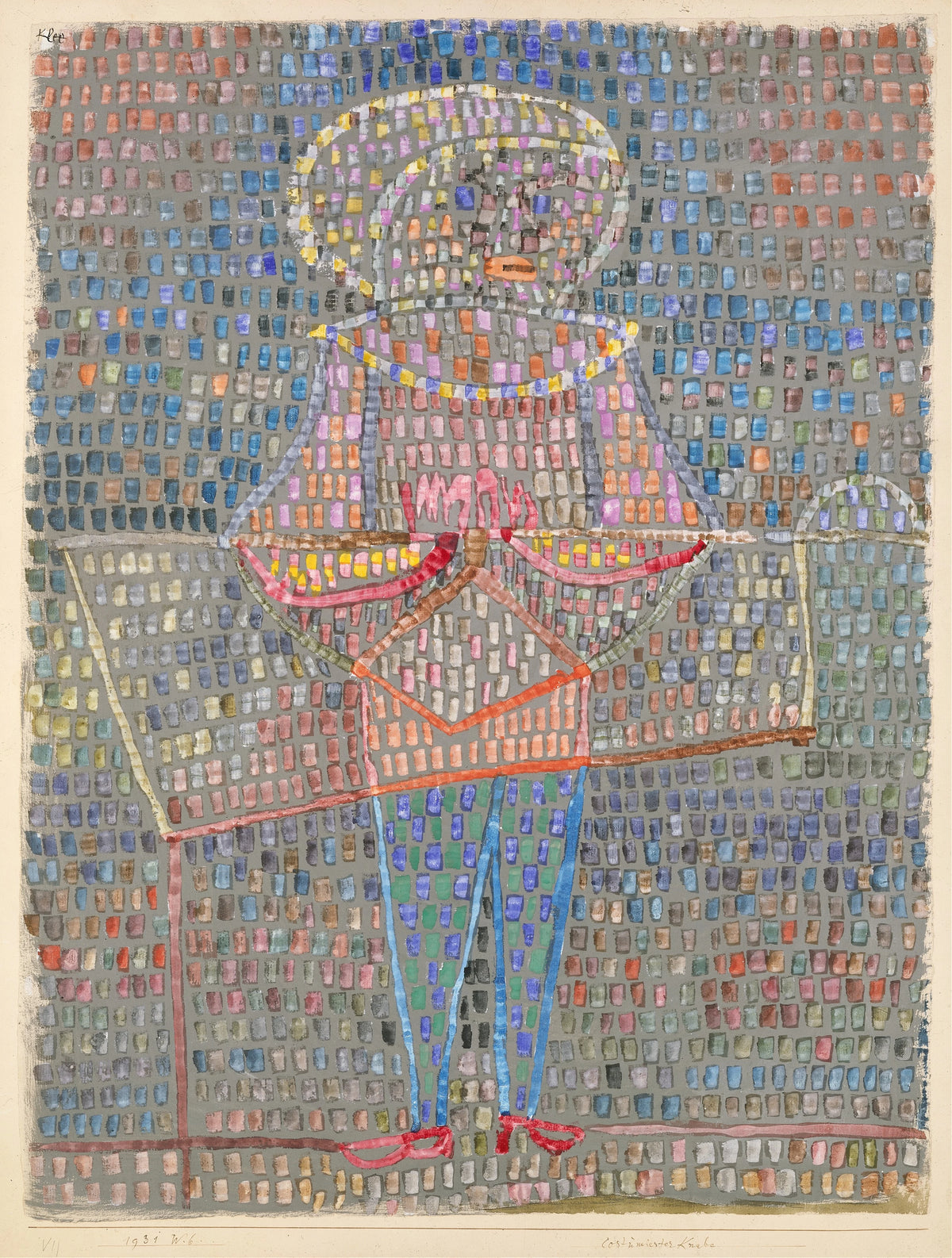 Paul Klee - Boy in Fancy Dress (1931)
