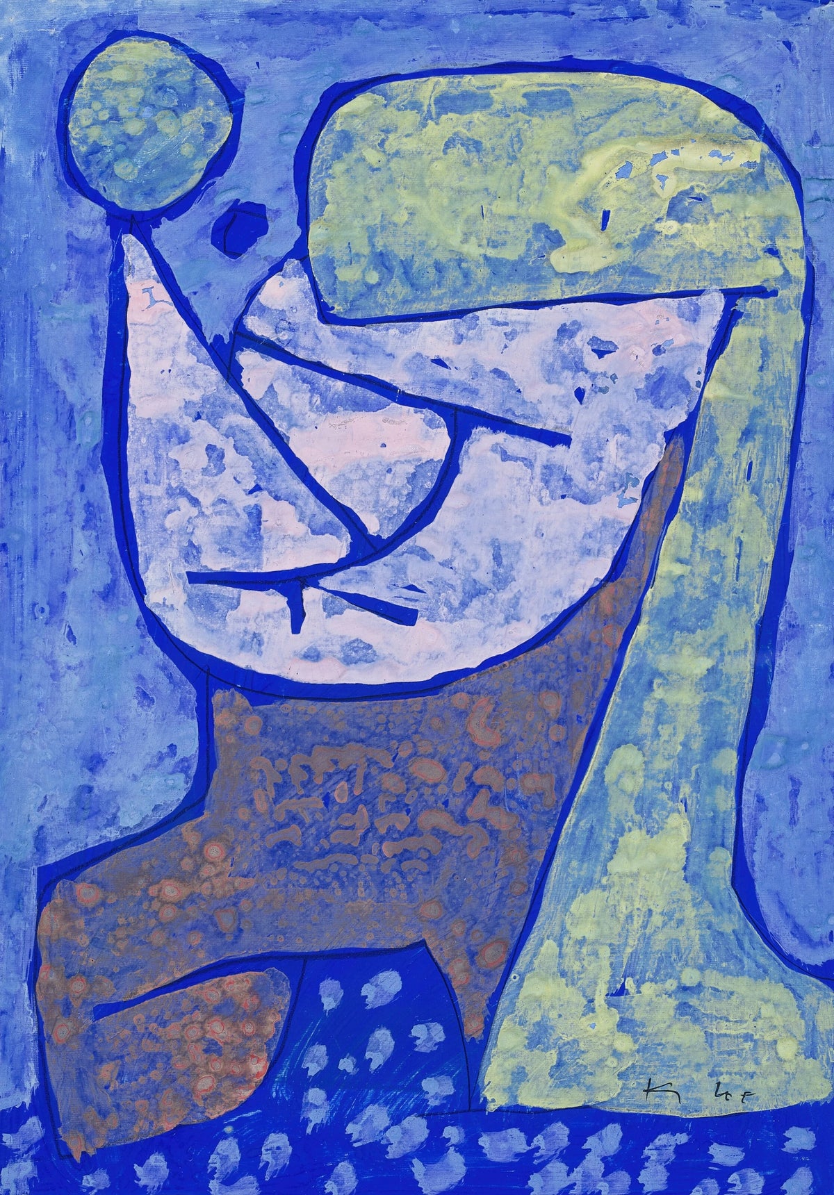 Paul Klee - Gezeichnetes Mädchen (1939)