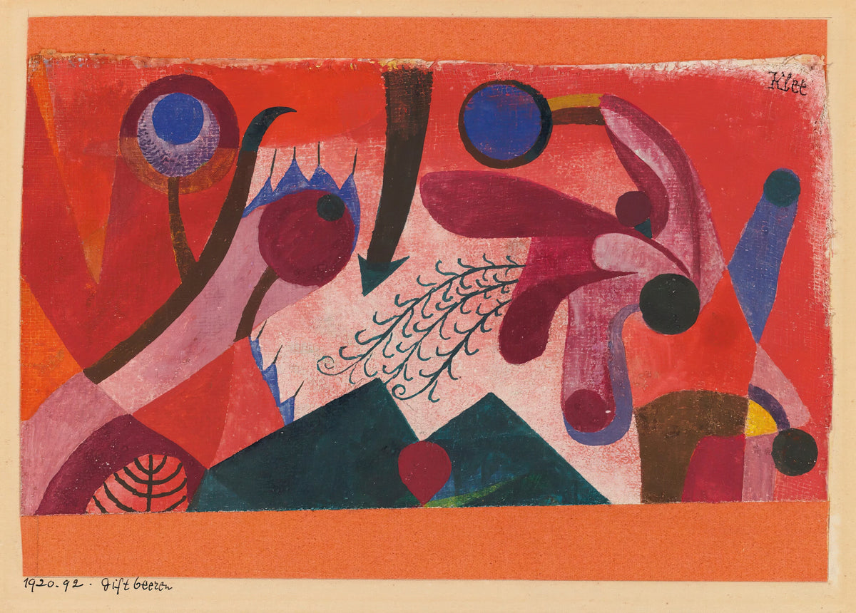 Paul Klee - Giftbeeren (Poisonous Berries) (1920)