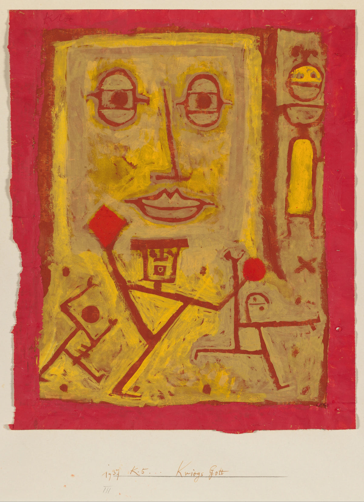 Paul Klee - God of War (1937)