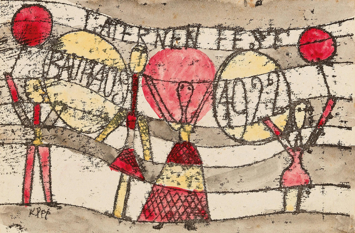 Paul Klee - Laternenfest Bauhaus (1922)