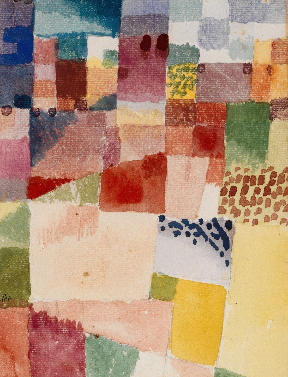 Paul Klee - Motif from Hammamet (1914)