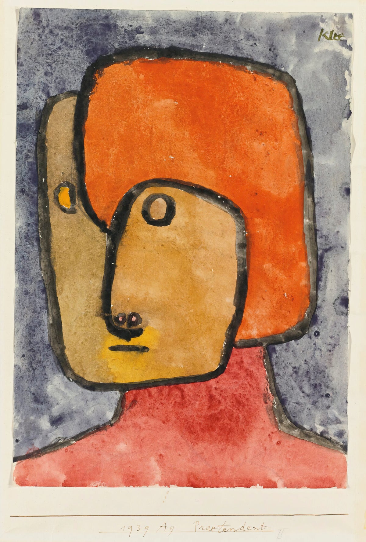 Paul Klee - Praetendent (Pretender) (1939)