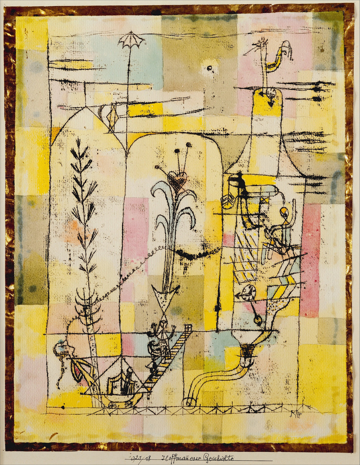Paul Klee - Tale à la Hoffmann (1921)
