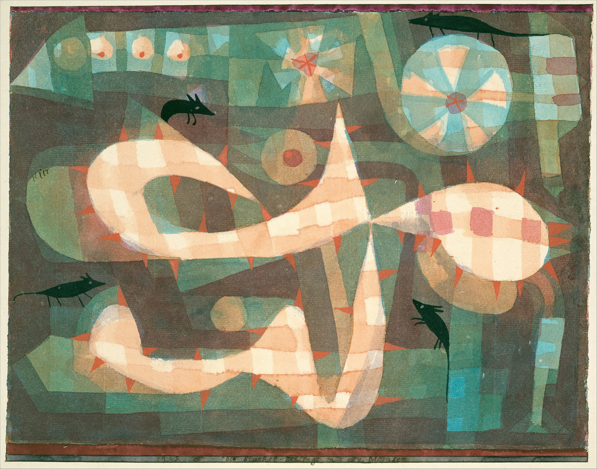 Paul Klee - The Barbed Noose with the Mice (1923)