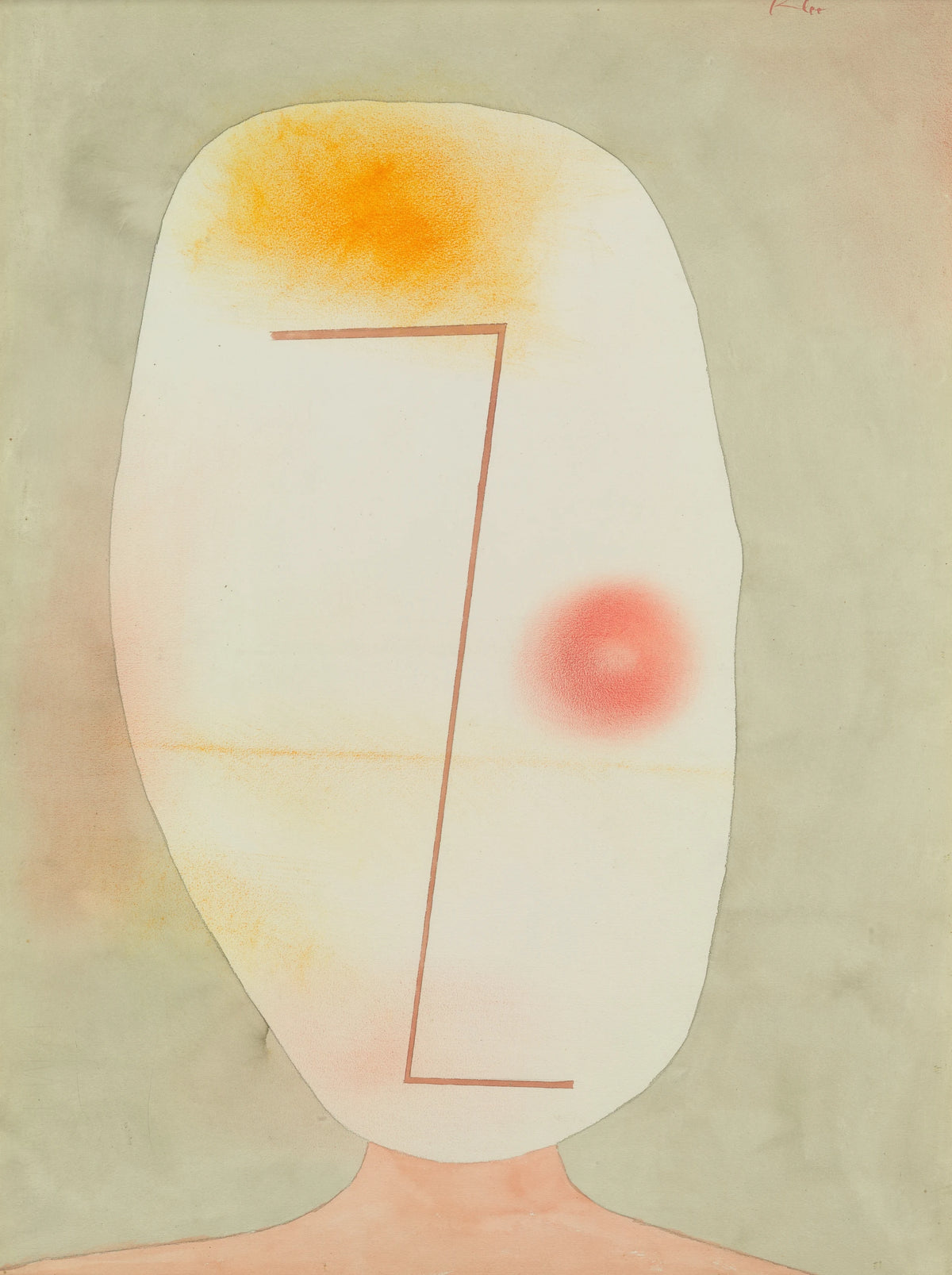 Paul Klee - Untitled (Kopf) (1934)