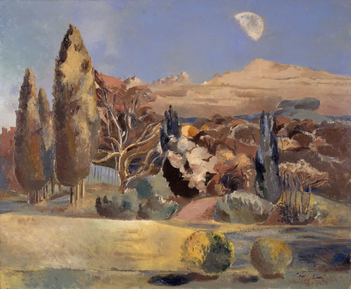 Paul Nash - Landscape of the Moon's First Quarter (1943)