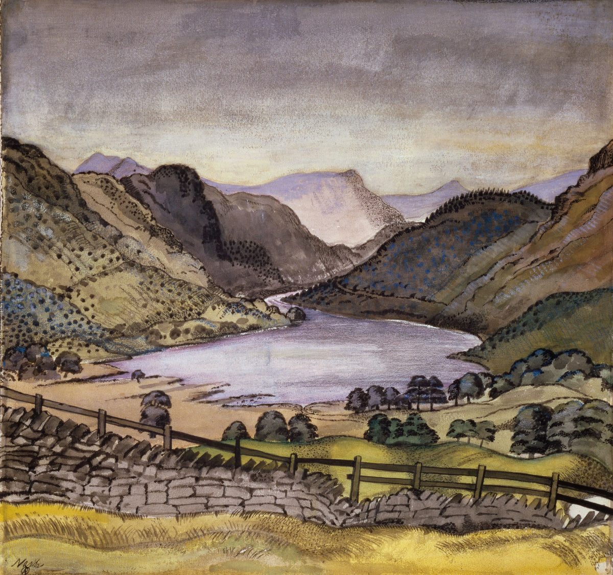 Paul Nash - Thirlmere (1914)