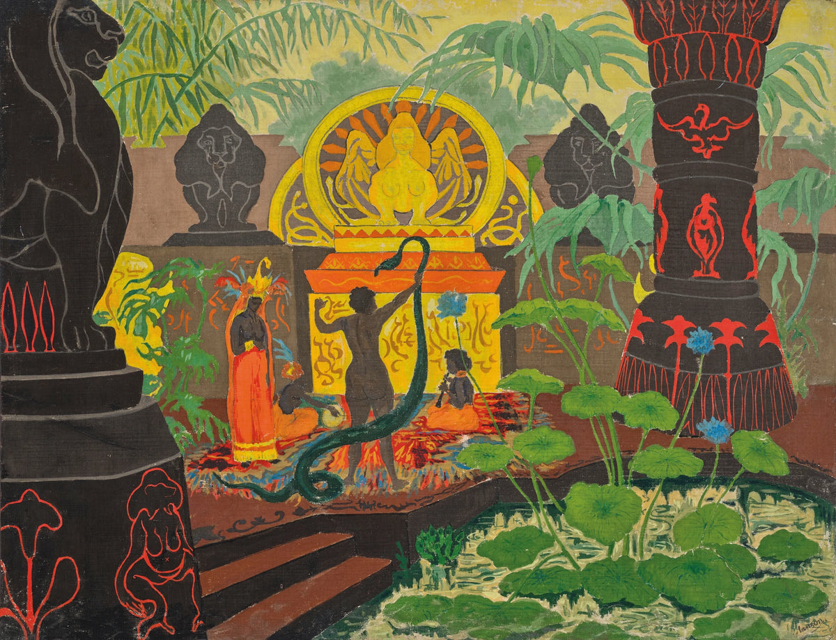 Paul Ranson - Temple de vaudou ou La charmeuse de serpent (1901)
