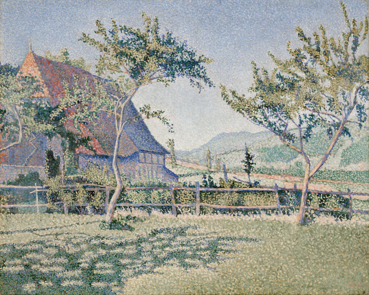 Paul Signac - Comblat-le-Château, the Meadow (Le Pré) (1886)