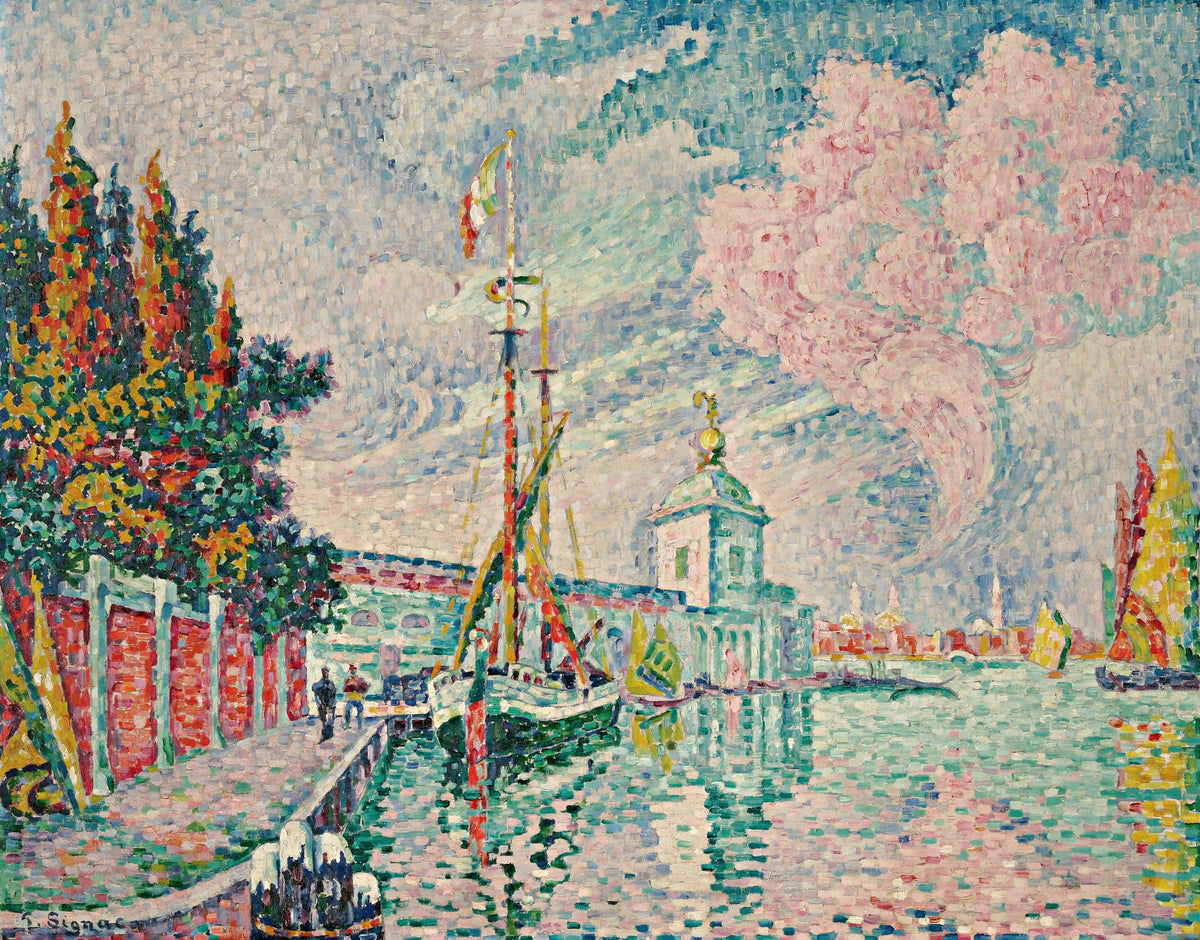 Paul Signac - La Dogana, Venise (1923)