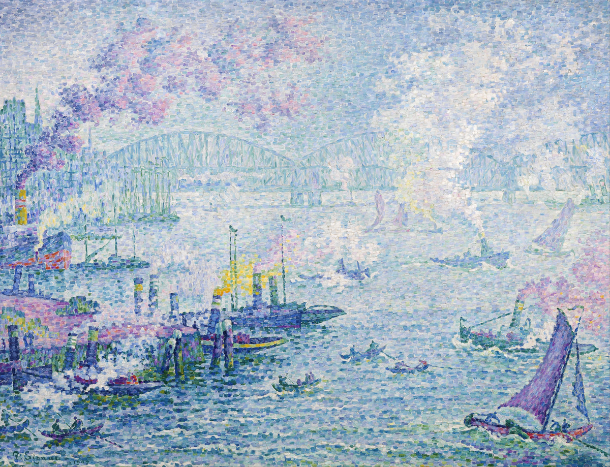 Paul Signac - The Port of Rotterdam (1907)