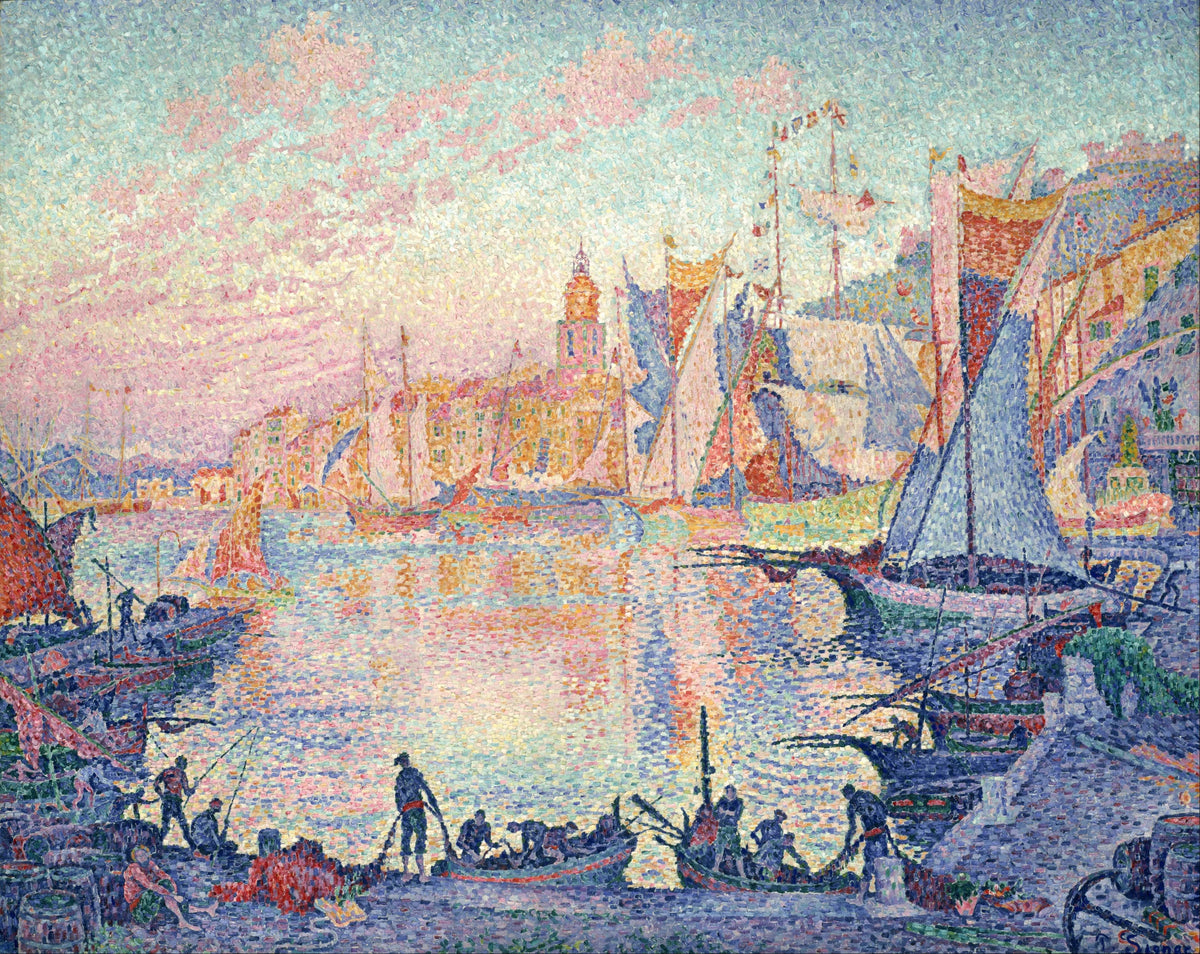 Paul Signac - The Port of Saint-Tropez