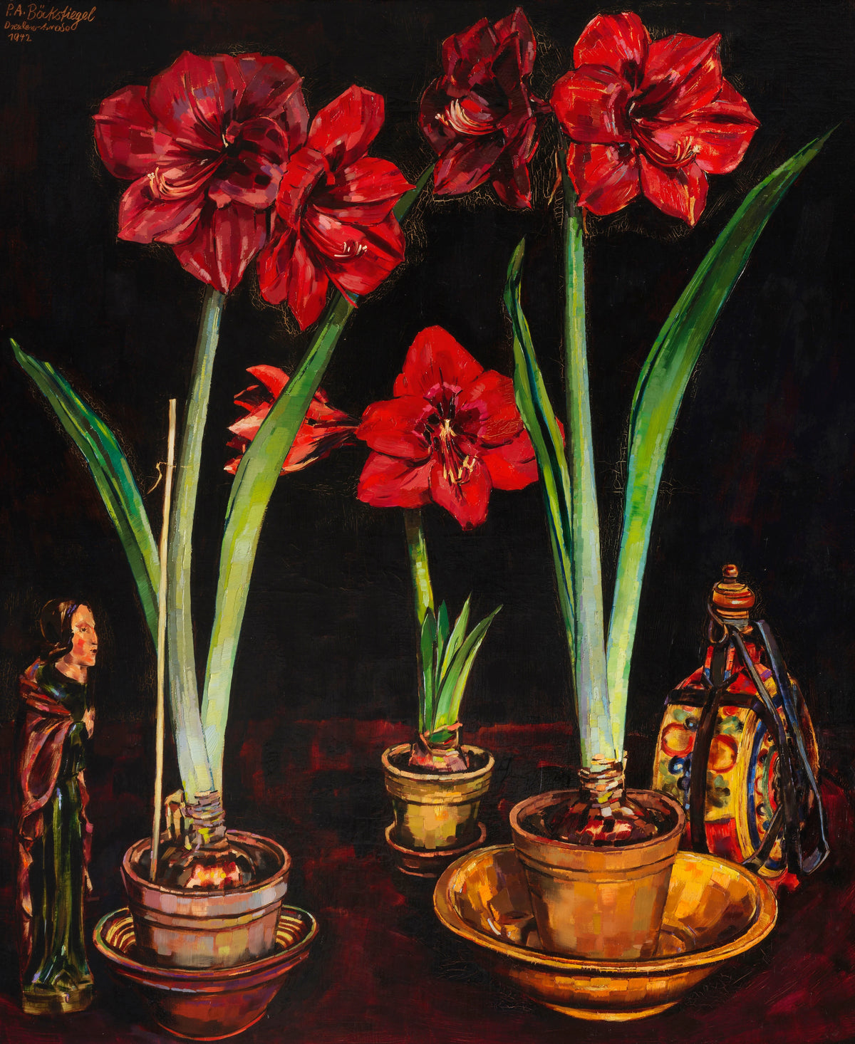 Peter August Böckstiegel - Amaryllis (1942)
