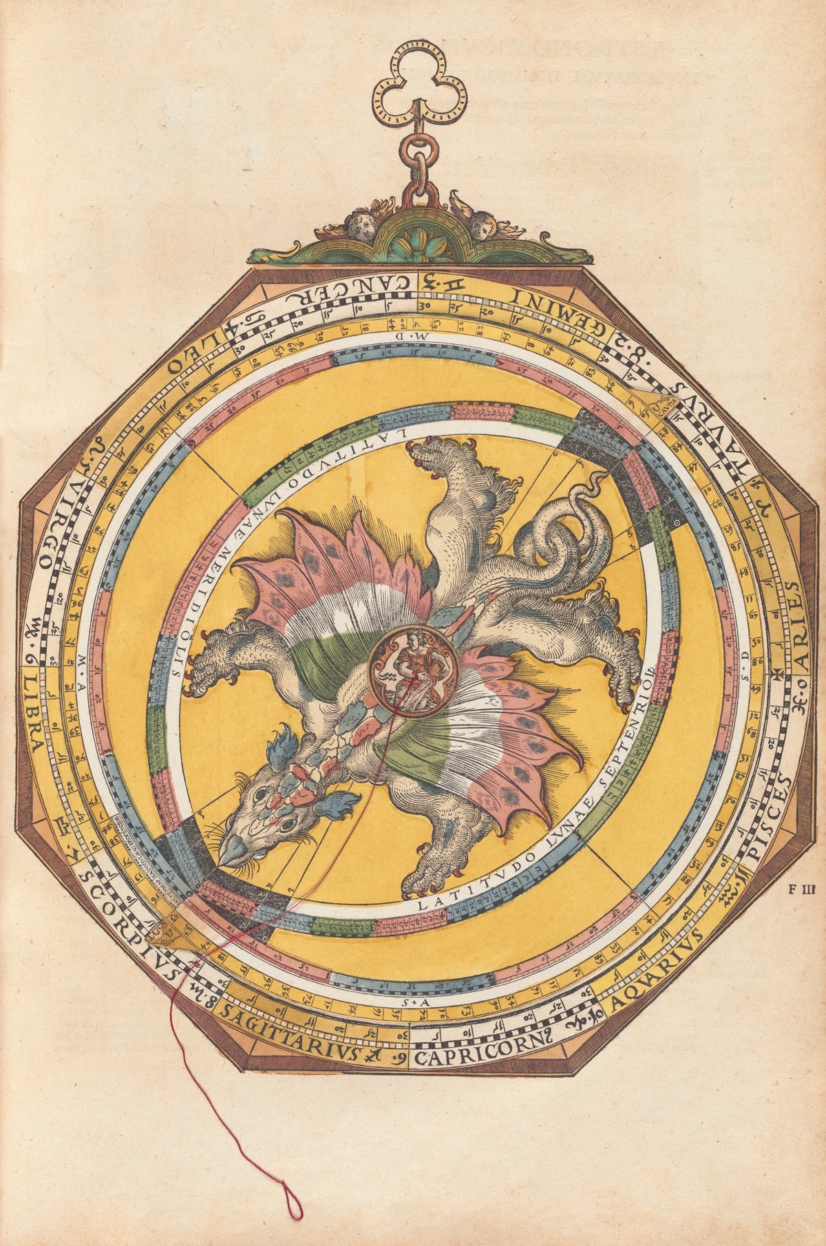 Petrus Apianus - Astronomicum cæsareum pl 016 (1540)
