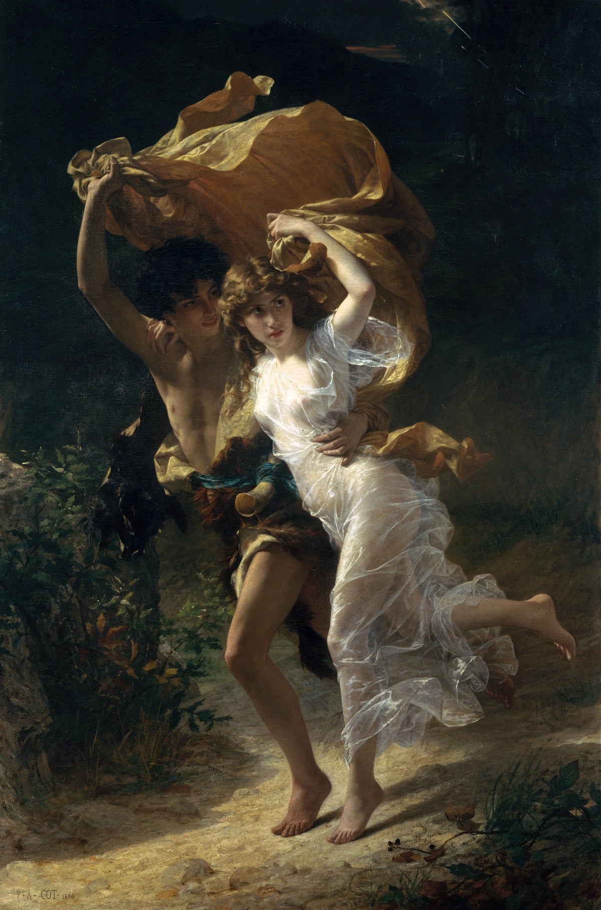 Pierre-Auguste Cot - The Storm (1880)