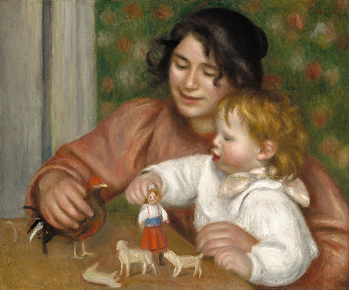Pierre-Auguste Renoir - Child with Toys - Gabrielle and the Artist's Son, Jean (1895-1896)