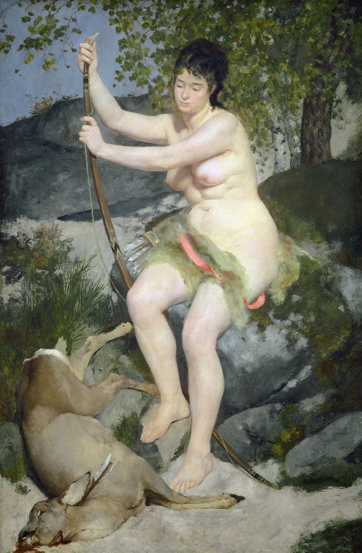 Pierre-Auguste Renoir - Diana (1867)