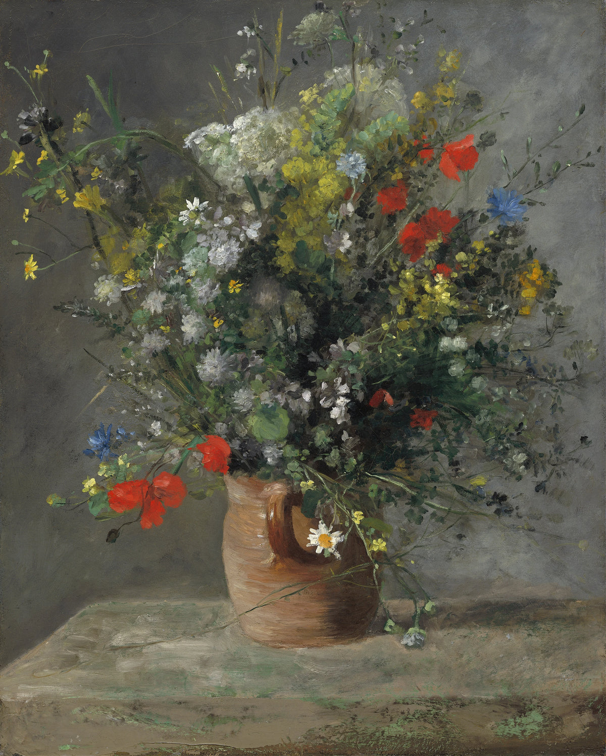 Pierre-Auguste Renoir - Flowers in a Vase (circa 1866)