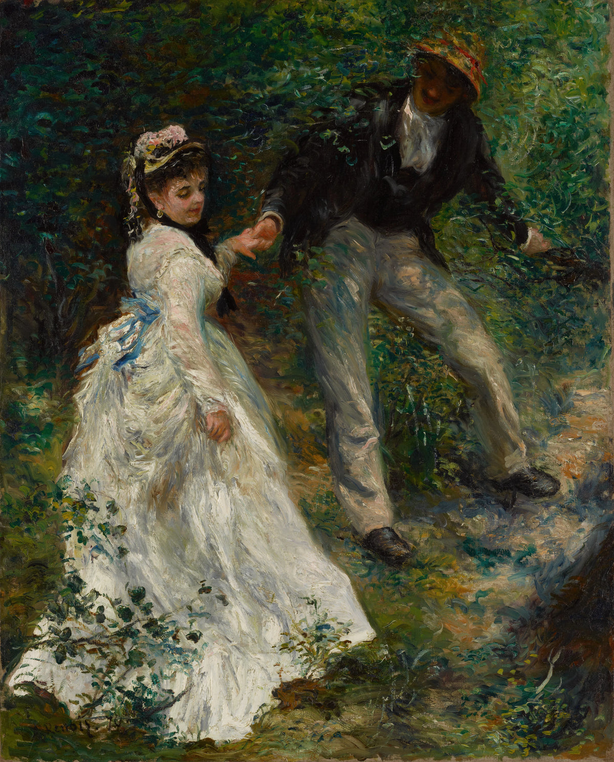 Pierre-Auguste Renoir - La Promenade (1870)