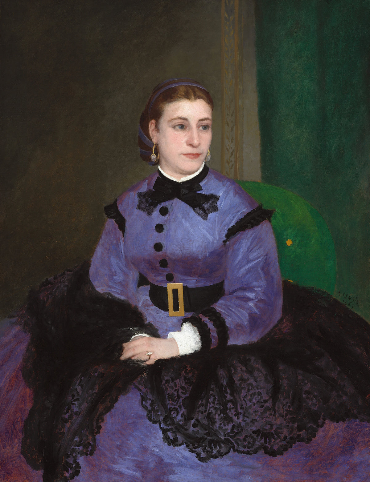 Pierre-Auguste Renoir - Mademoiselle Sicot (1865)
