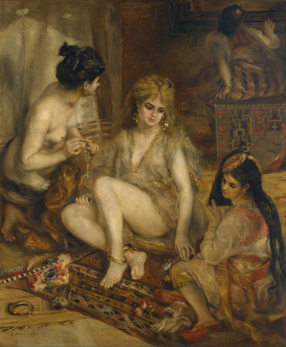 Pierre-Auguste Renoir - Parisiennes in Algerian Costume or Harem