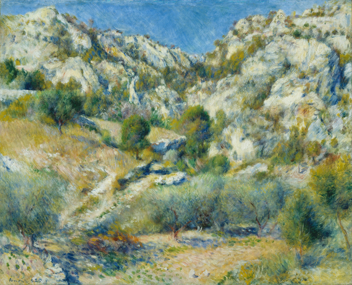 Pierre-Auguste Renoir - Rocky Crags at L'Estaque (1882)