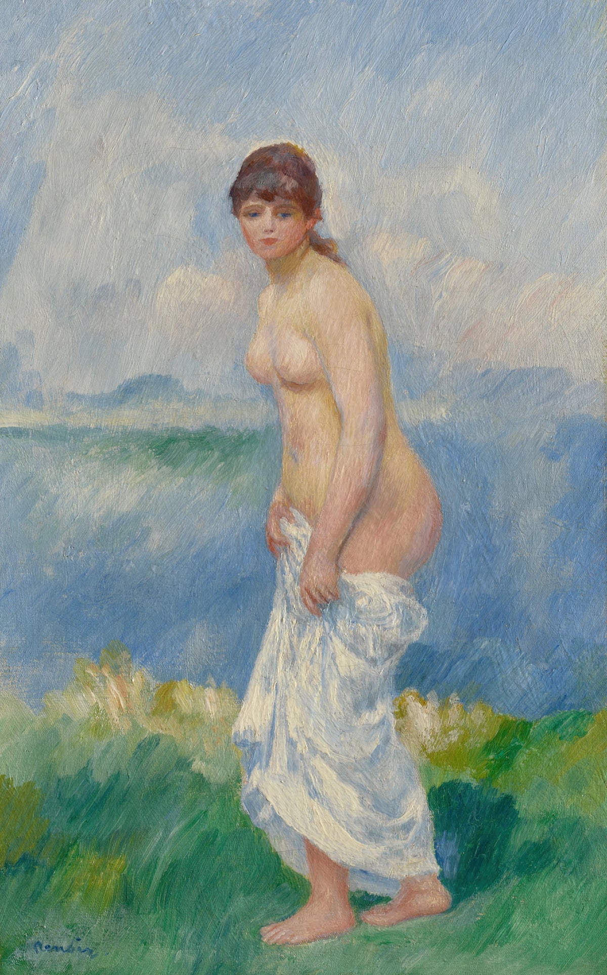 Pierre-Auguste Renoir - Standing Bather (circa 1885)