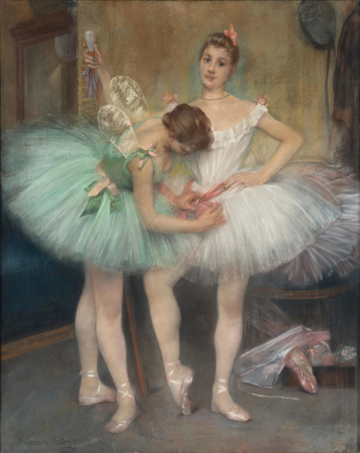 Pierre Carrier-Belleuse - Backstage at the Ballet (1890)