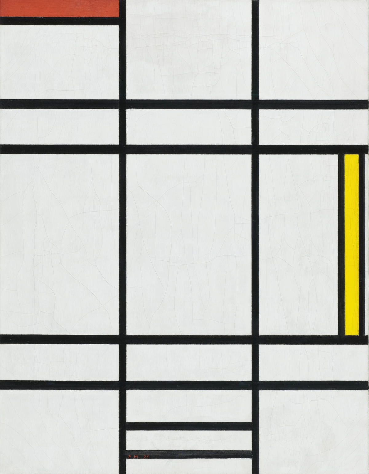 Piet Mondrian - Composition in White, Red, and Yellow (1936)
