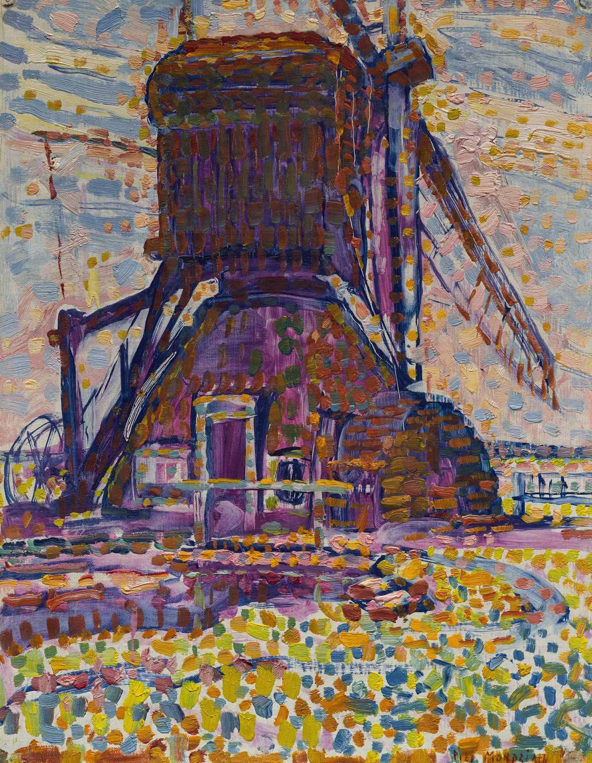 Piet Mondrian - The Winkel Mill (1908)
