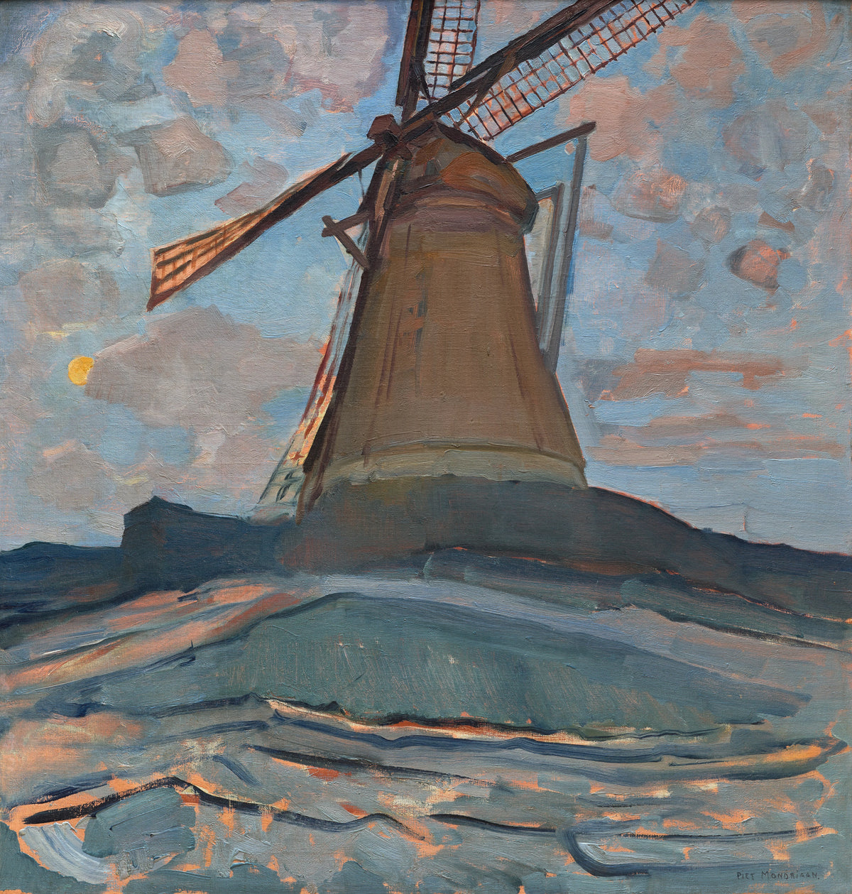 Piet Mondrian - Windmill (1917)