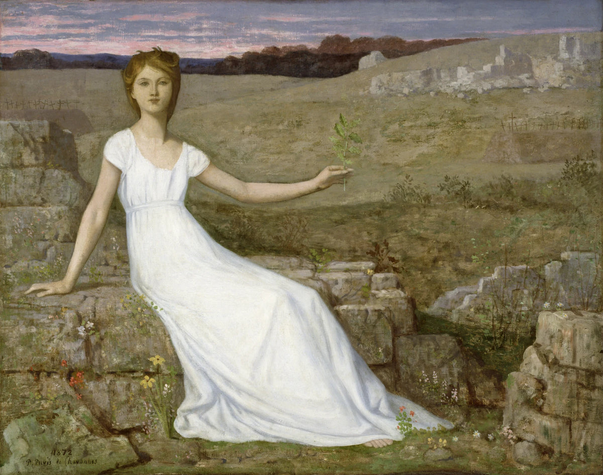 Puvis de Chavannes - Hope (1872)